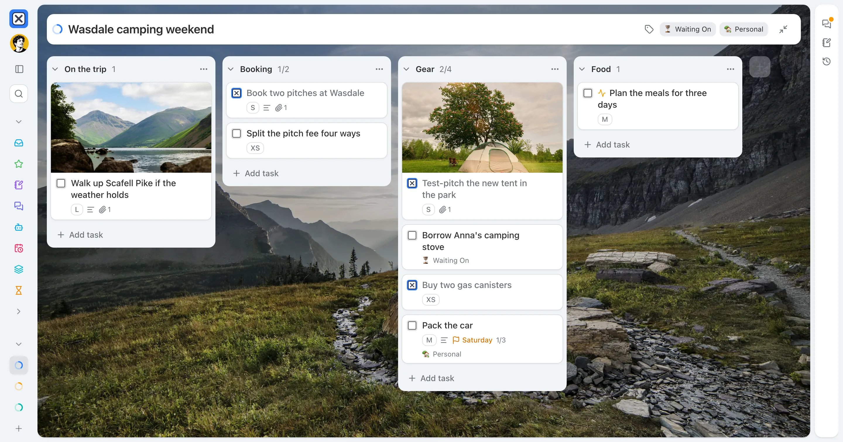Board view screenshot