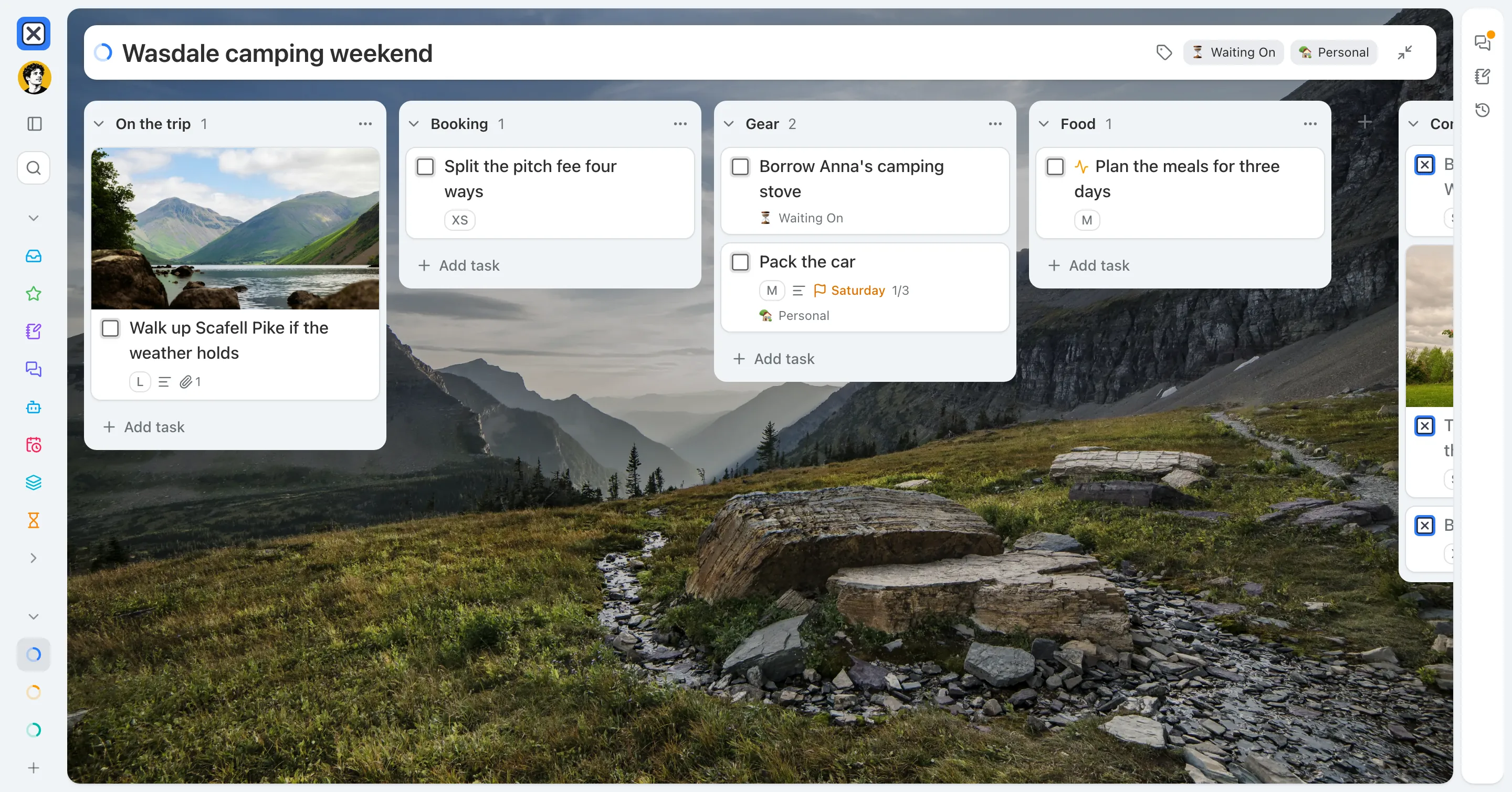 Board view screenshot