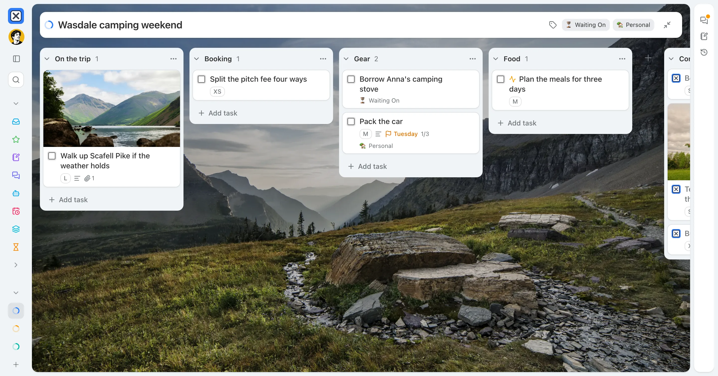 Board view screenshot