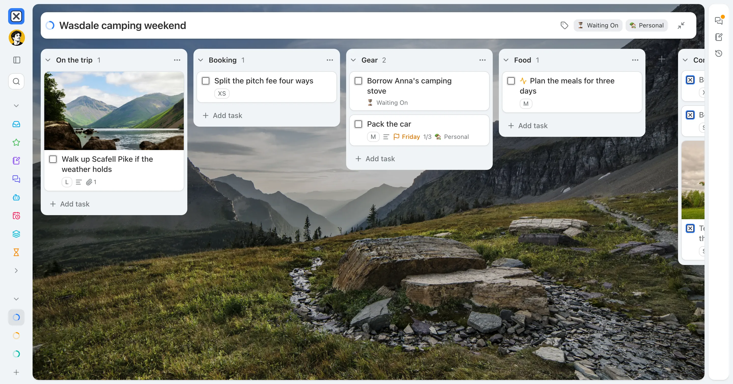 Board view screenshot