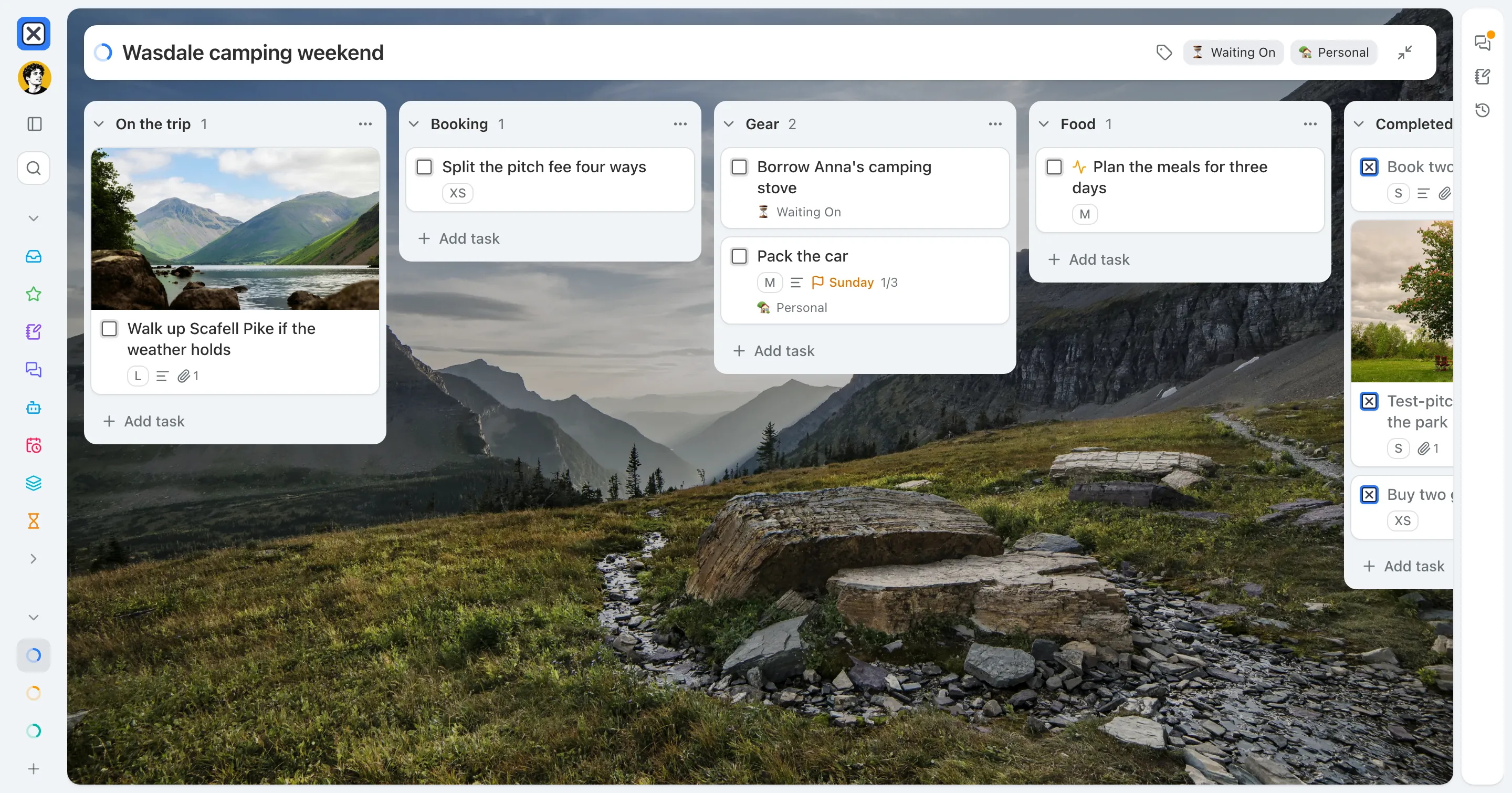 Board view screenshot
